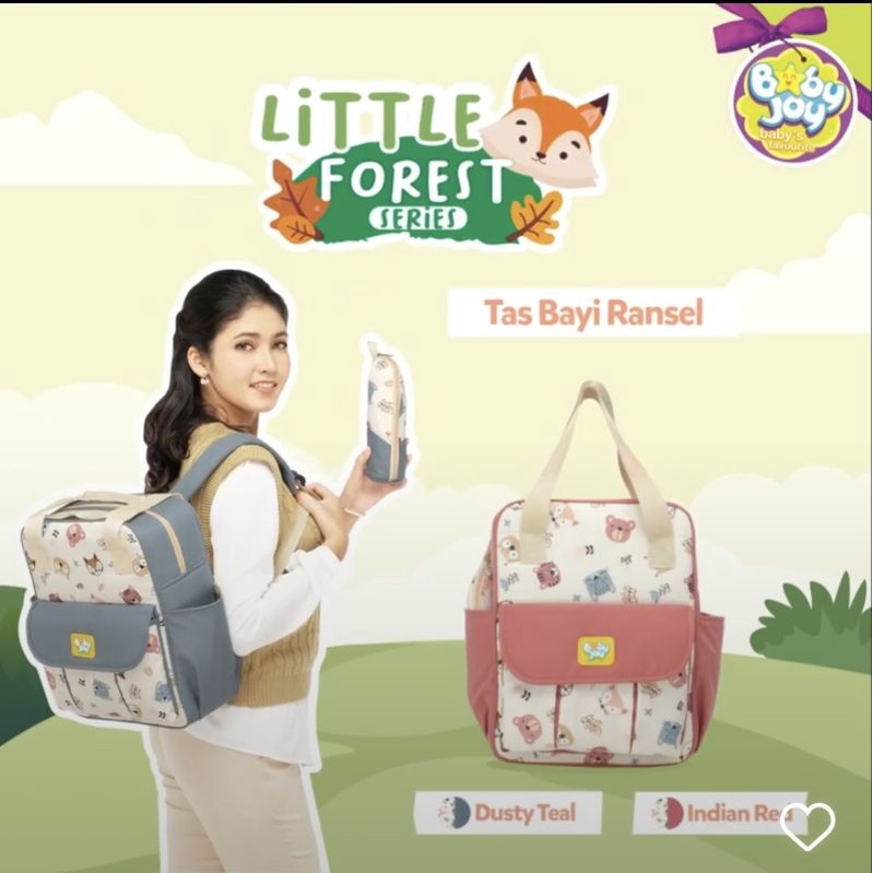 Baby Joy Tas Bayi Besar Ransel Model Annelo Multisaku + TBS Little Forest Series - BJT 1047