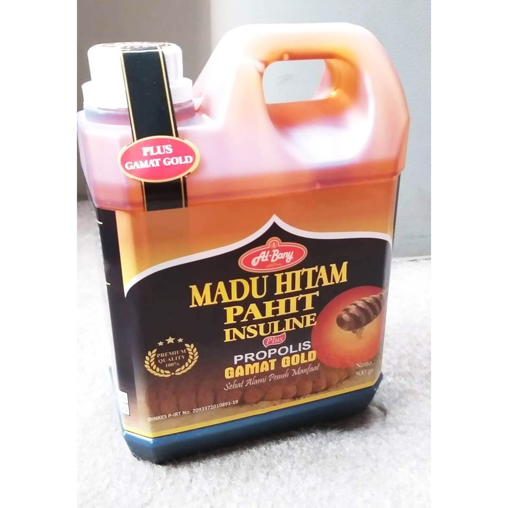 

NG Ramuan Super Madu Hitam Pahit Al-Bany Plus Gamat Gold 1kg
