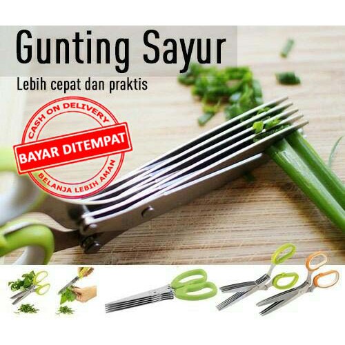 

Kitchen Scissors 5 Layer, Gunting Sayur Dengan 5 Lapis