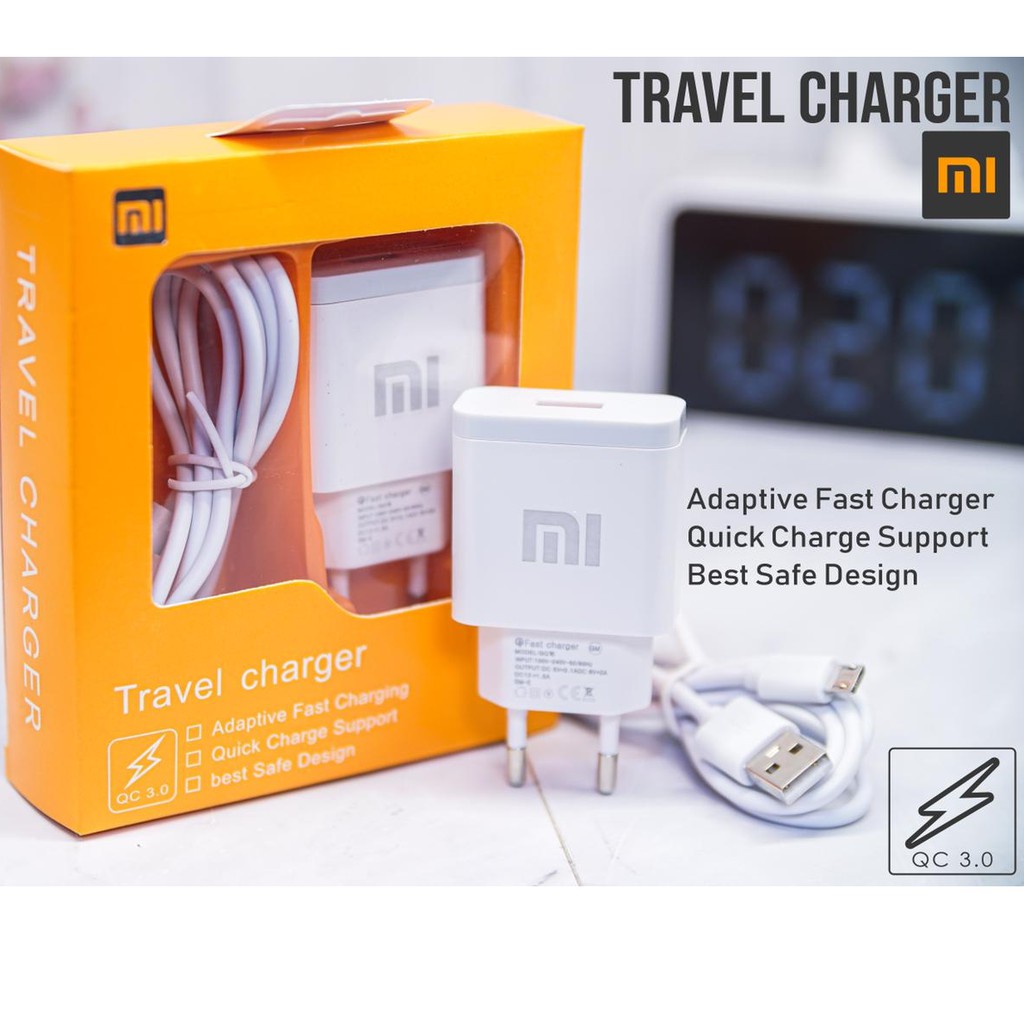 TC /Casan /Charger Xiaomi Mi8 Original 100% Fast Charging Micro &amp;Type C USB