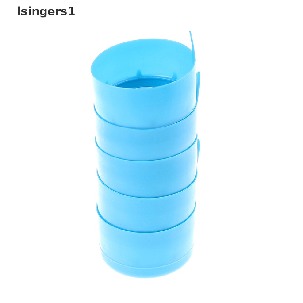 (lsingers1) 5pcs Tutup Botol Air snap on reusable Untuk Galon 55mm 3-5 Galon