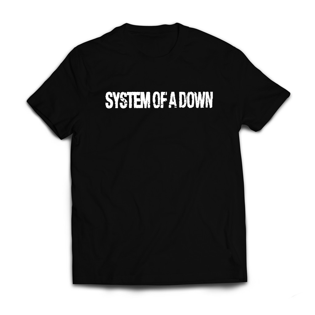 KAOS SYSTEM OF A DOWN | BAJU LOGO BAND SYSTEM OF A DOWN