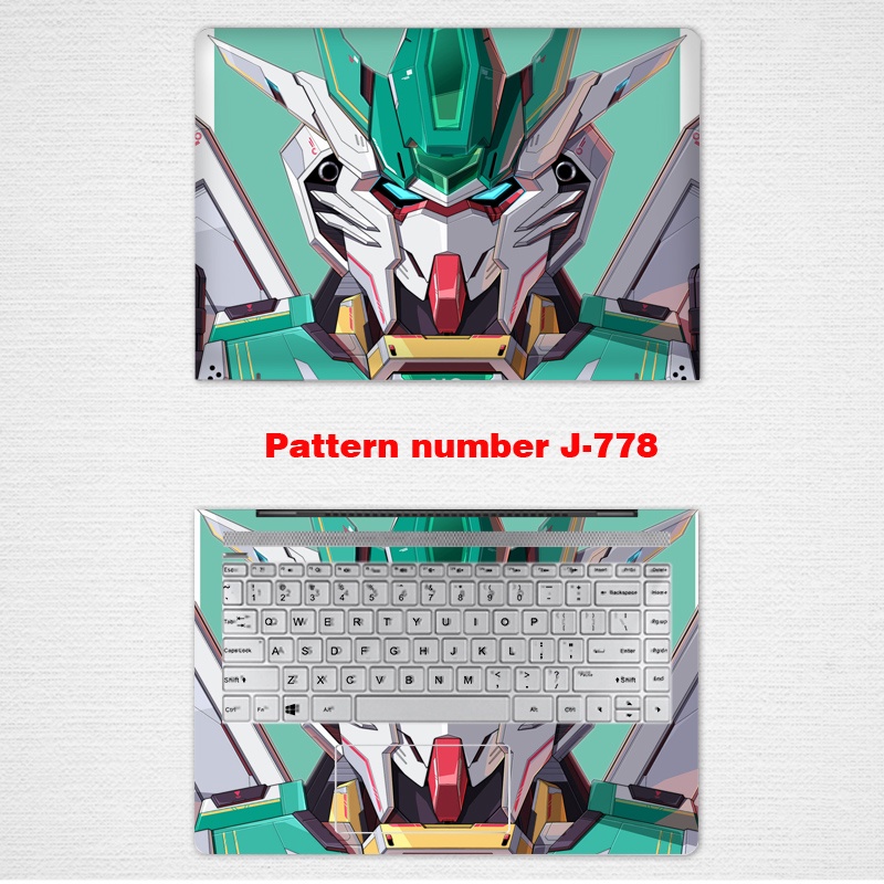 Gundam Stiker Komputer Laptop Skin Vinyl 2sisi Kulit Laptop Untuk 11.12.13.14 /15.17 Inch Universal Lenovo Y7000p 2020 Stiker Komputer Gunda Y7000 Notebook R7000 Shell Film Steel Warrior Gundna 14.6 Inch Sticker