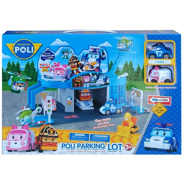 Mainan Anak Robocar Poli Parking Lot XZ-312