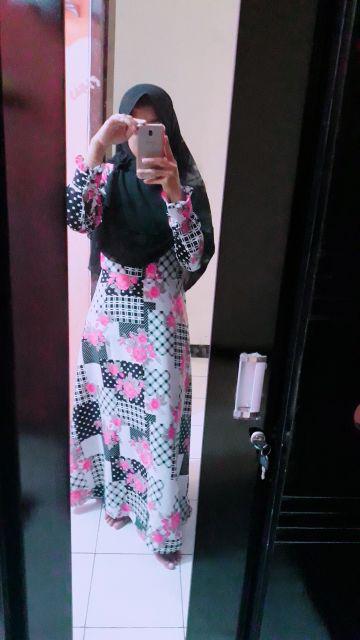 Gamis Monalisa Maxi Camelia Natasha Wolfis Batik Songket Umbrella Grosir Ecer Syari Mayung Busui