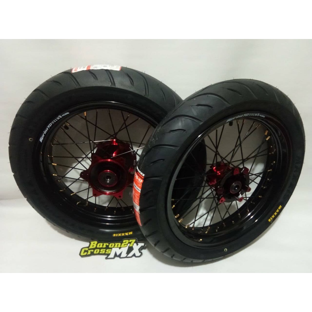 BAN SUPERMOTO CRF 150L TROMOL SCARLET