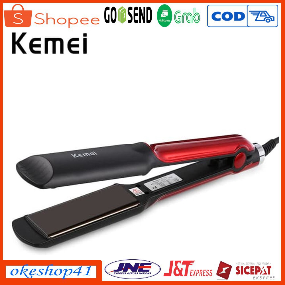 Catokan KEMEI KM 531 Catok rambut Lurus temperatur suhu Catokan KEMEI KM 531 Catok rambut Lurus temperatur suhu