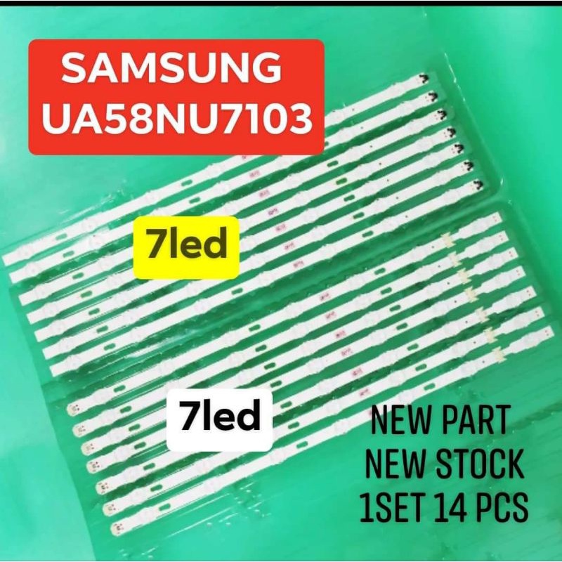 Stok Baru LAMPU LED BL BACKLIGHT SAMSUNG TV 58 58NU7103 UA58NU7103 UA58NU7103K