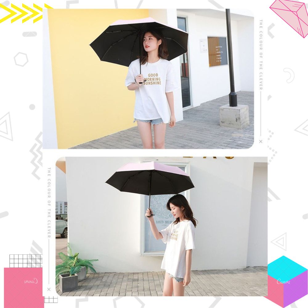 LEXJAKARTA  Payung Lipat Otomatis Anti Sinar UV Premium Folding Travel Umbrella Bagus Bahan Tebal / Payung Otomatis Buka Tutup Anti UV Matahari Panas Hujan Protection