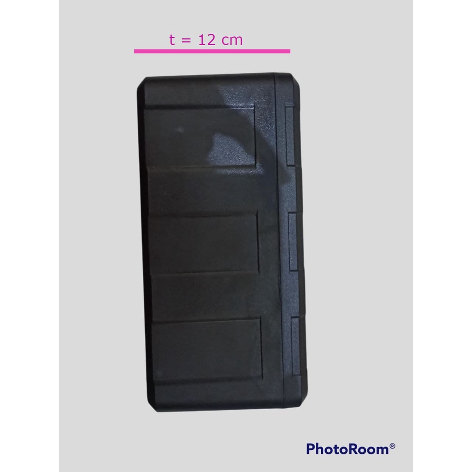 Box Plastik Hitam X9 24 x 14.5 x 12 cm enclosure box