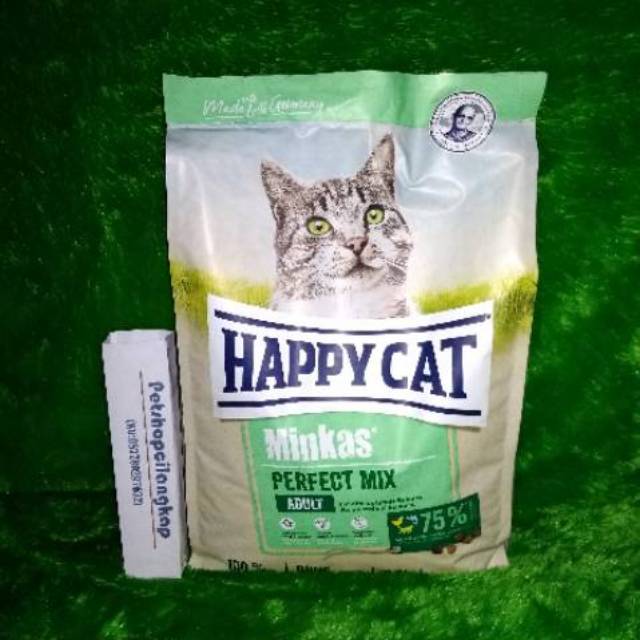 (Grab/Gojek) Makanan Kucing Happy Cat Adult Minkas Perfect Mix 10kg |  makanan kucing dewasa murah promo