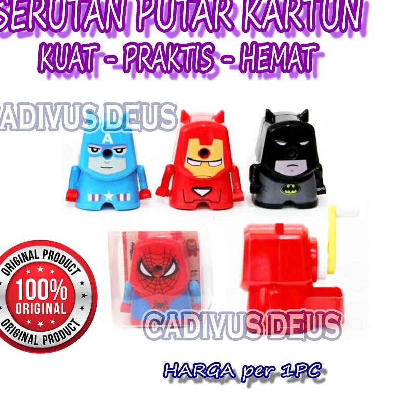 

케 SERUTAN PENSIL - RAUTAN PUTAR - MODEL KARTUN LUCU Big Sale