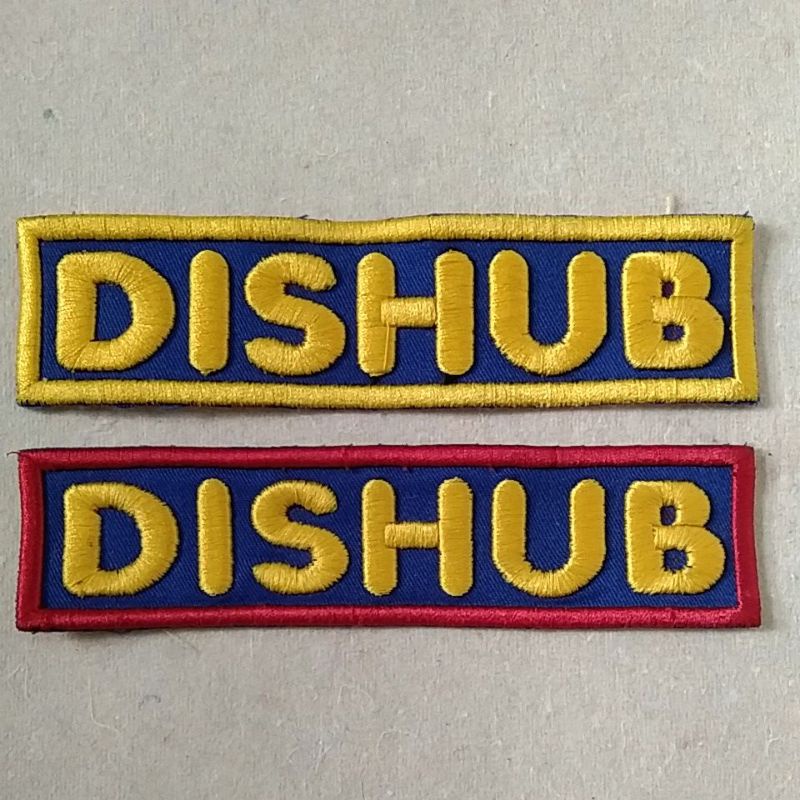 Badge dishub untuk kemeja dishub