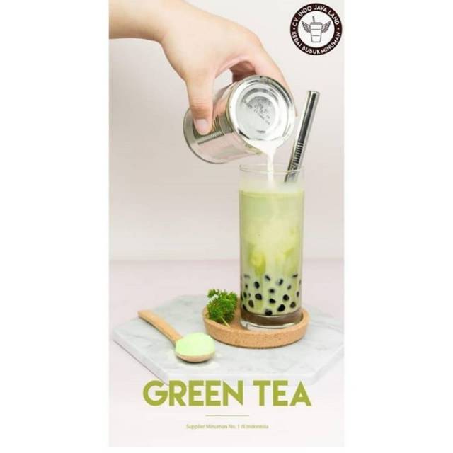 

MAR Bubuk Minuman Bubble Powder Drink Rasa Green Tea 1kg JAVALAND Depok