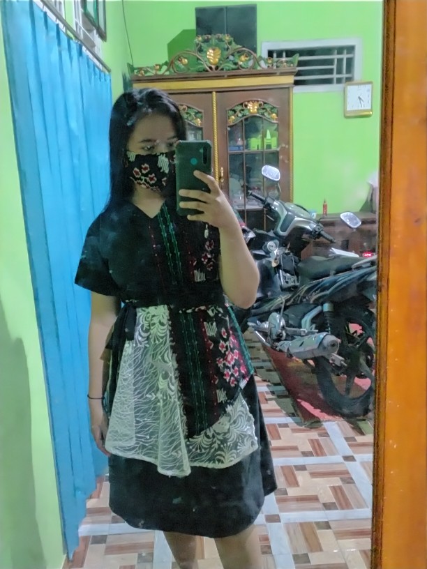 Aindra Batik Pekalongan Masker Batik Modis