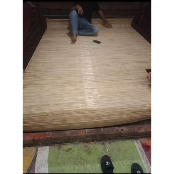 Tikar Alas Lampit Rotan Amuntai ukuran 200 X 400 cm tebal