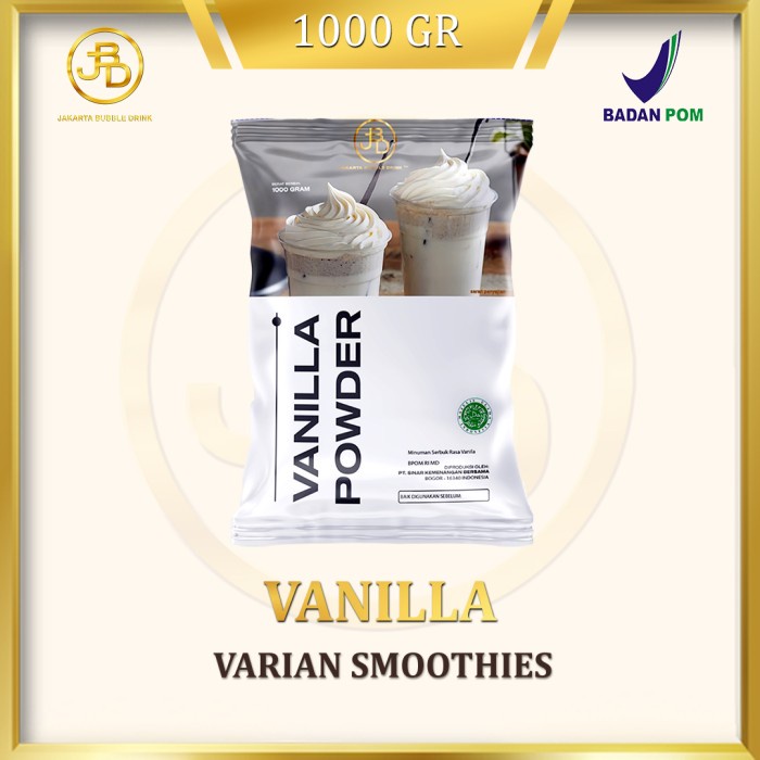 

DISKON - (BISA COD) Bubuk Minuman Premium Vanilla 1Kg || Jakarta Bubble Drink