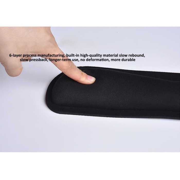 FIT Keyboard Wrist Pad Bantalan Tangan Memory Foam Working Desk Organizer