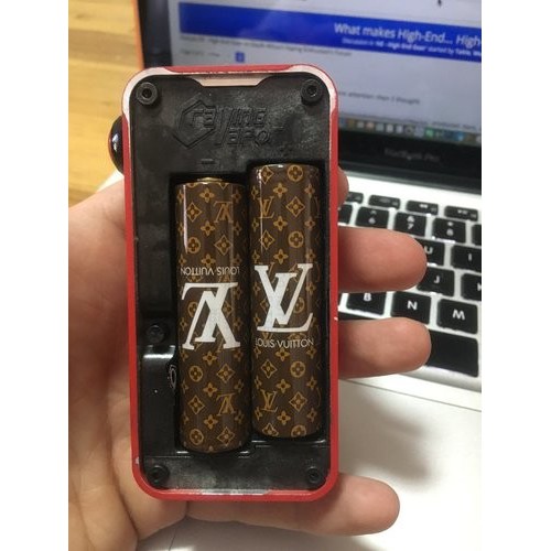 AN 18650 Branded Logo Battery Wrap | luxury pattern batere baterai wraps