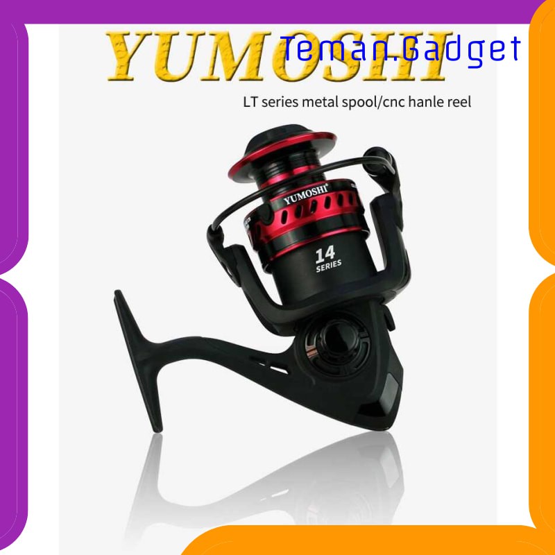 TG-IF197 YUMOSHI LT5000 REEL PANCING SPINNING 12 BALL BEARING 5.2:1