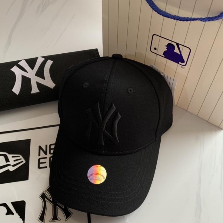 Siap Kirim.. Newyork Basic Logo - Topi Newyork Logo Basic Mlb *Free Goodiebag & Plastic Mlb