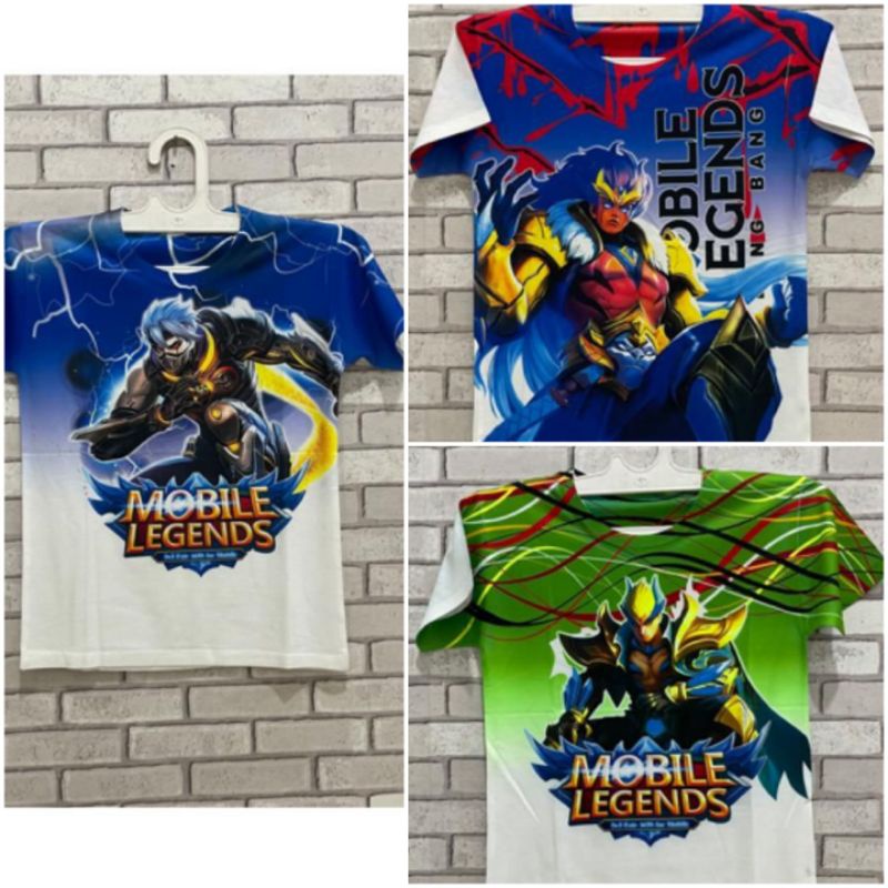 KAOS ANAK GAMING ML EVOS RRQ / BAJU GAME MURAH