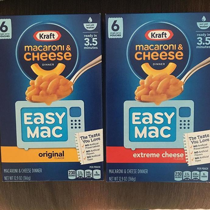 

PROMO ENAK KRAFT MACARONI & CHEESE EASY MAC 5 POUCHES Terlaris