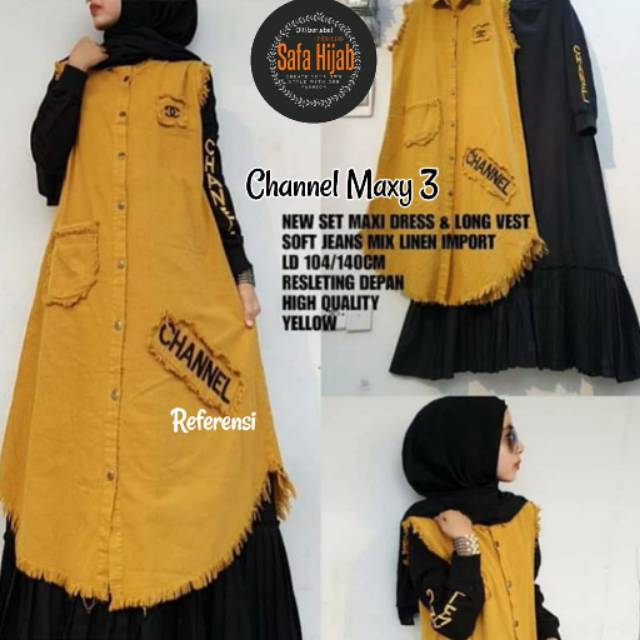 BAJU CHANEL MAXY 3 BY SAFA HIJAB