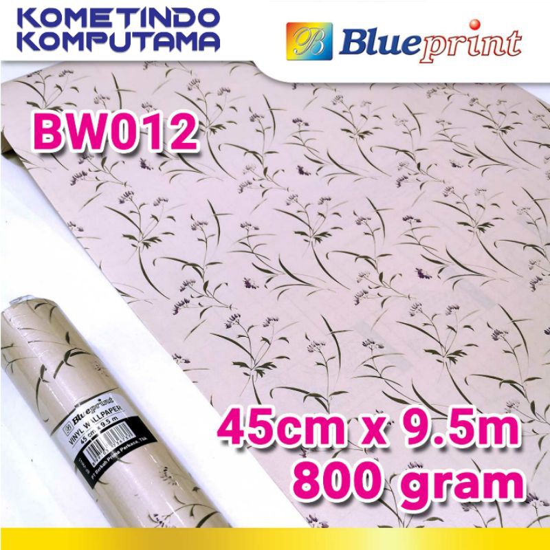 BW012 Wallpaper Sticker Vinyl Dinding BLUEPRINT 45Cm x 9,5M Varian BW012 - Wallpaper Dinding