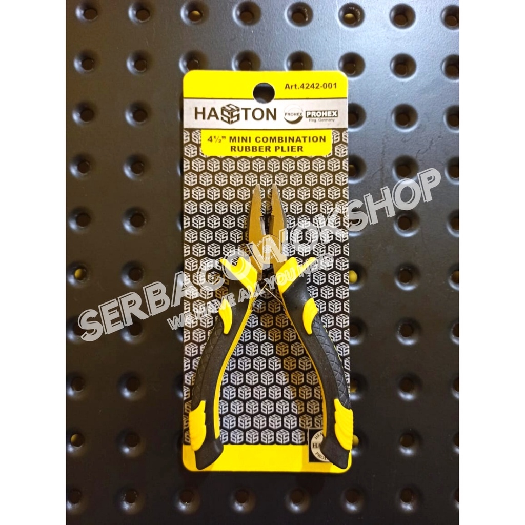 Hasston Tang Kombinasi Mini Prohex 4.5&quot; Inch Tang Linesman Jepit Termurah Berkualitas