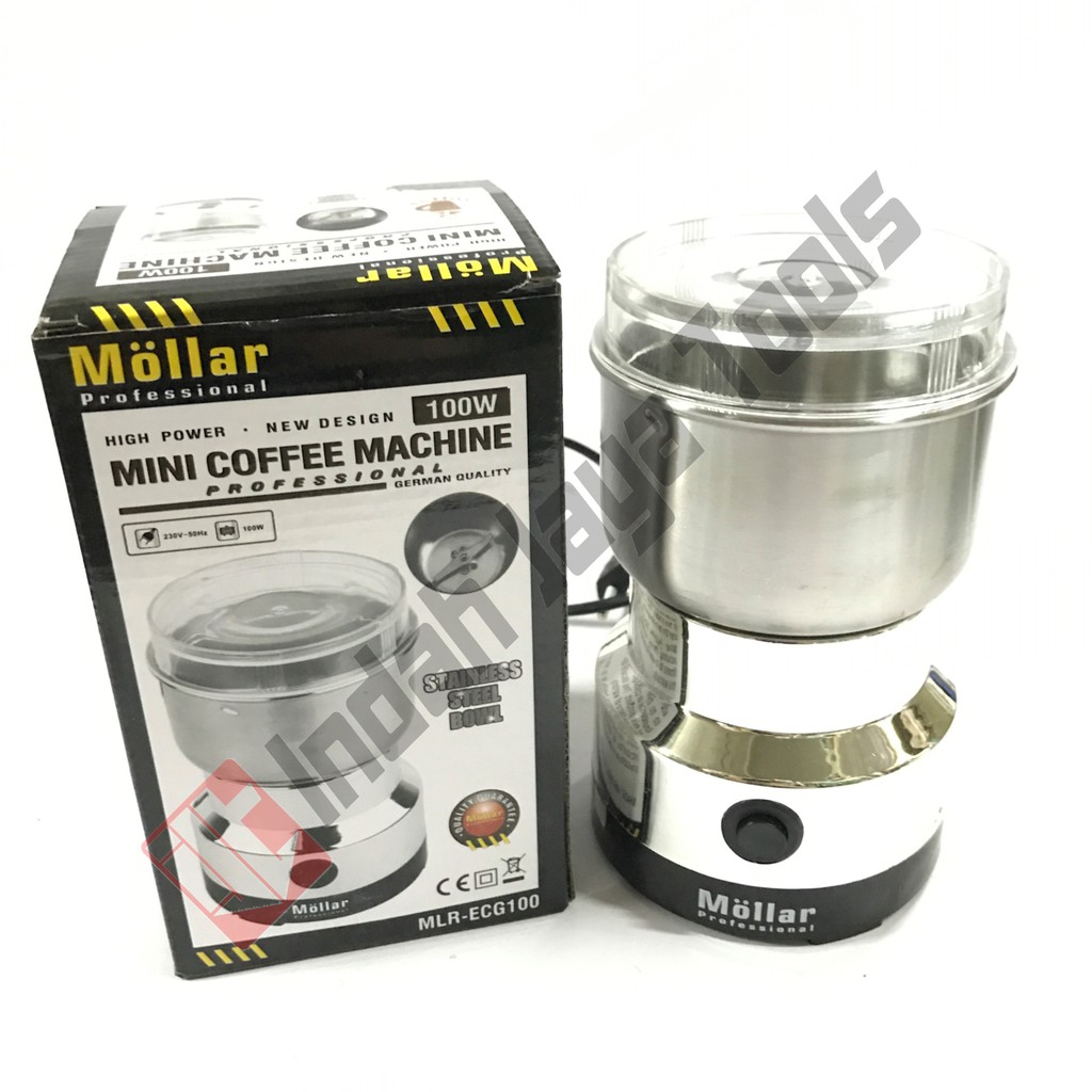 MOLLAR Mini Coffee Grinder Gilingan Kopi Listrik Bumbu Dapur Elektrik Gilingan Obat Rumput