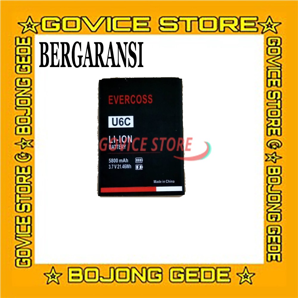 BATRAI EVERCOSS BATRE EVERCOSS BATERAI EVERCOSS U6C ORI 99%