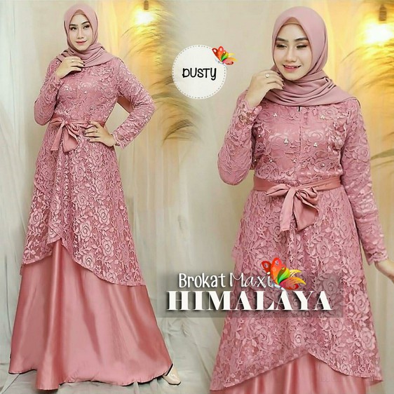 MAXI HIMALAYA KOMBI BRUKAT dM / MAXI DRESS MUSLIM | HIGHT QUALITY PREMIUM!!