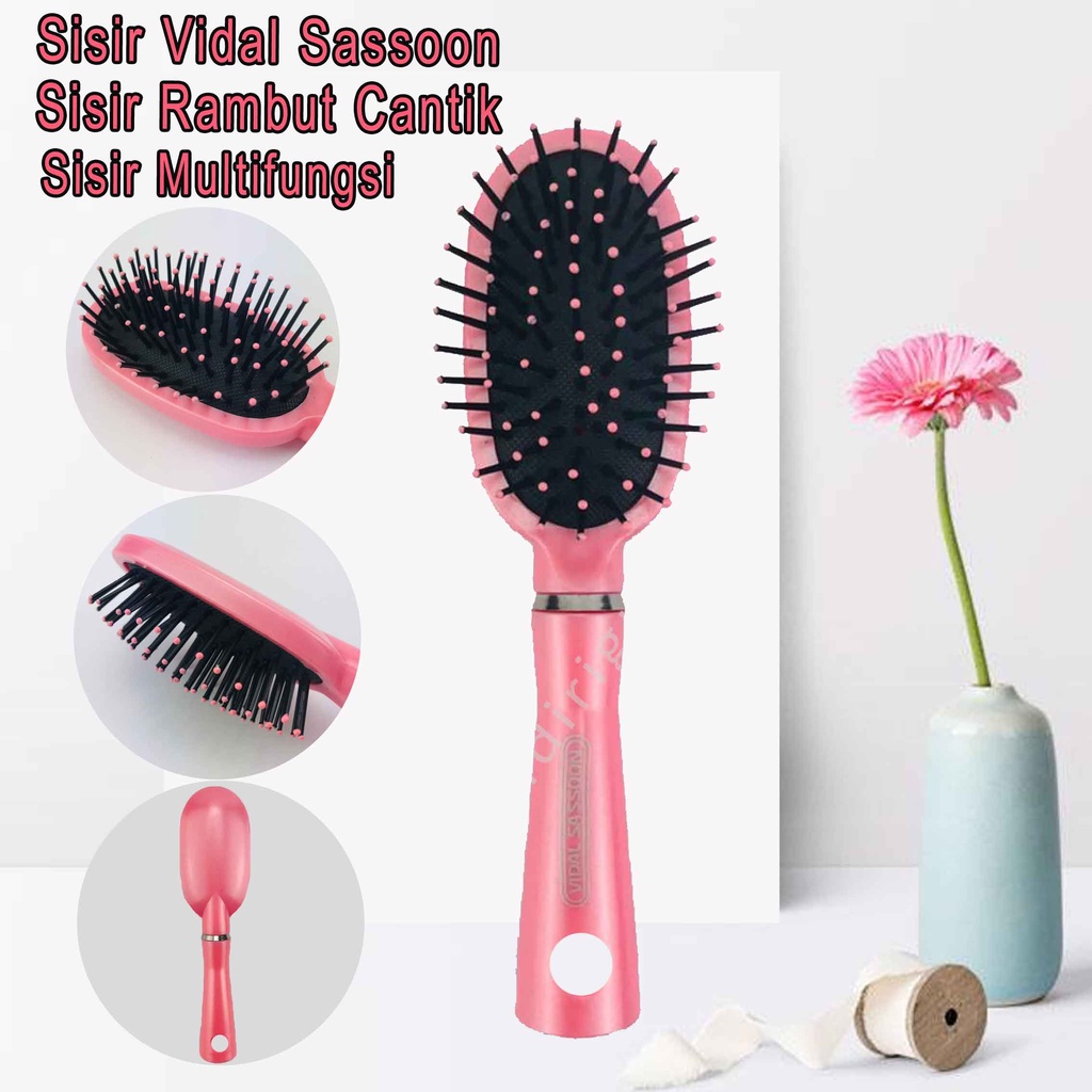 Sisir Cantik * Sisir Vidal Sassoon * Sisir Rambut * Multifungsi