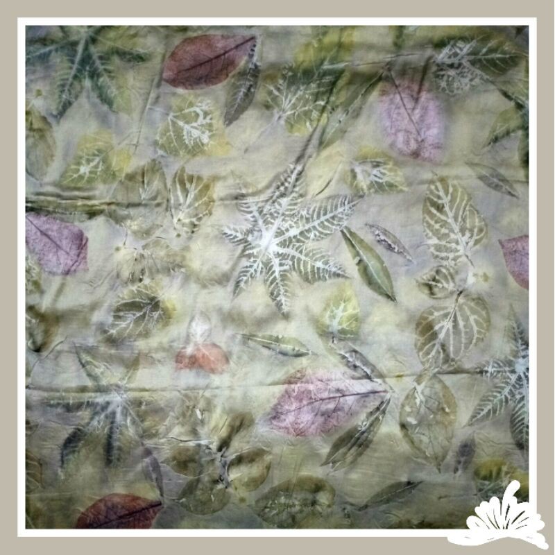 Kain Bahan Premium Ecoprint Sutera Viscose