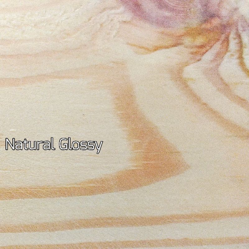 Rak Bumbu Dapur Gantung Kayu Serbaguna Tempel Susun Tingkat Dinding Minimalis Dekorasi Dinding Murah-Natural glossy