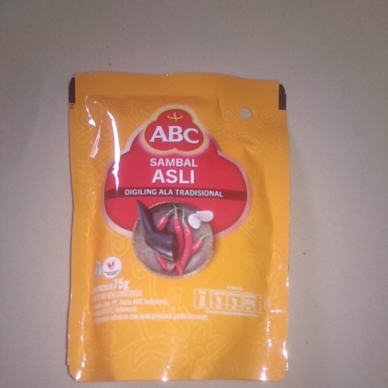 

ABC Saus Sambal Asli 75gr Kemasan Pouch