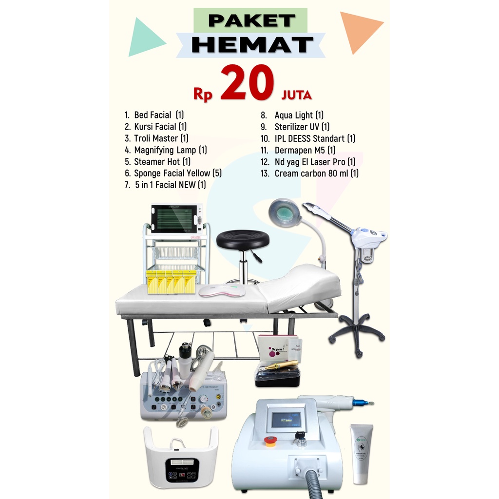 Paket Hemat Klinik Kecantikan 10jt paket lengkap klinik kecantikan