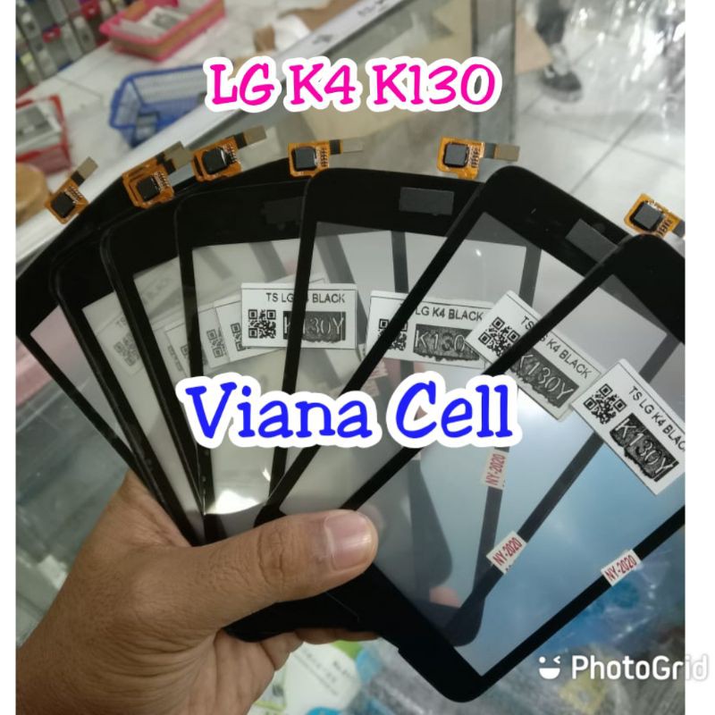 KACA DEPAN TOUCHSCREEN LAYAR SENTUH TS TC LG K4 K130 K130Y ORIGINAL