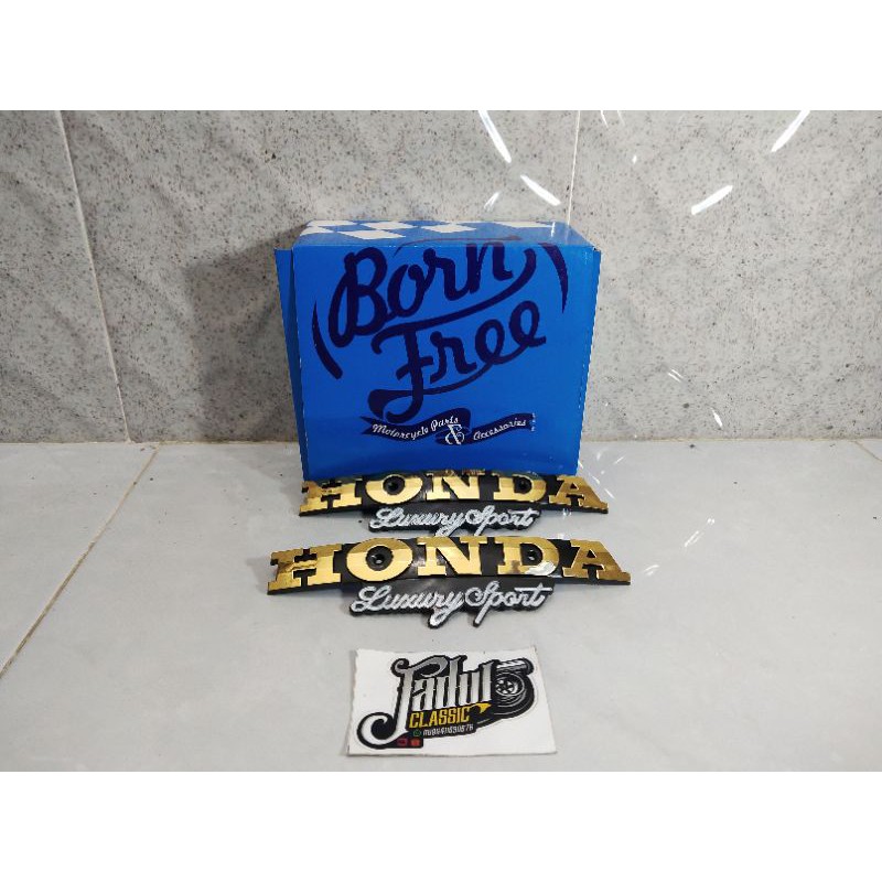 Emblem tangki Honda gl pro max luxury sport