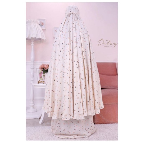 Prayer Set Ditsy Cicera White #ditsy#mukenaditsy