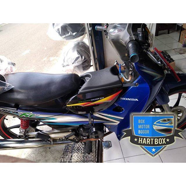 Box tempat duduk anak bagasi motor supra bebek honda lama