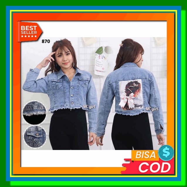 Jacket Jeans Tomorrow Hoodie Wanita Denim Jaket Lepis Jins Jaket Hodie Cewe Cewek Jaket Murah Terbar