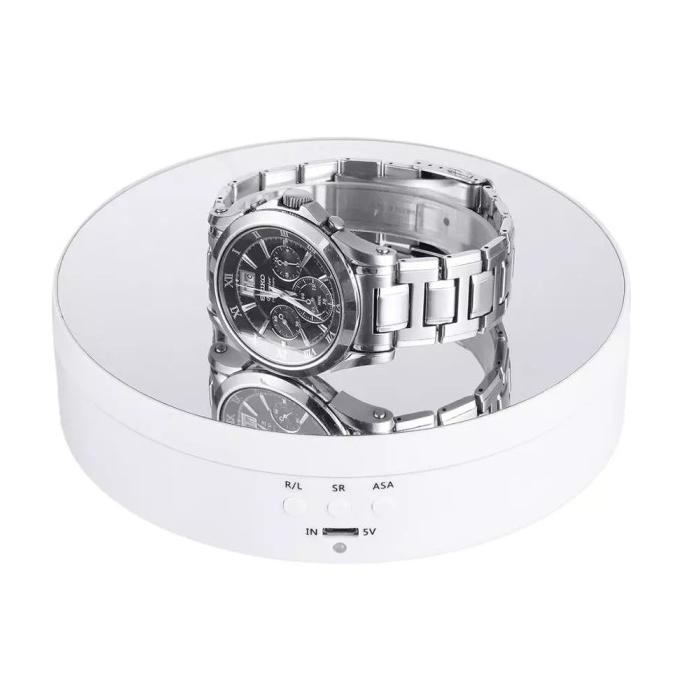 Stand Display Meja Rotating Base Alas Putar Fotografi Video 360 14Cm