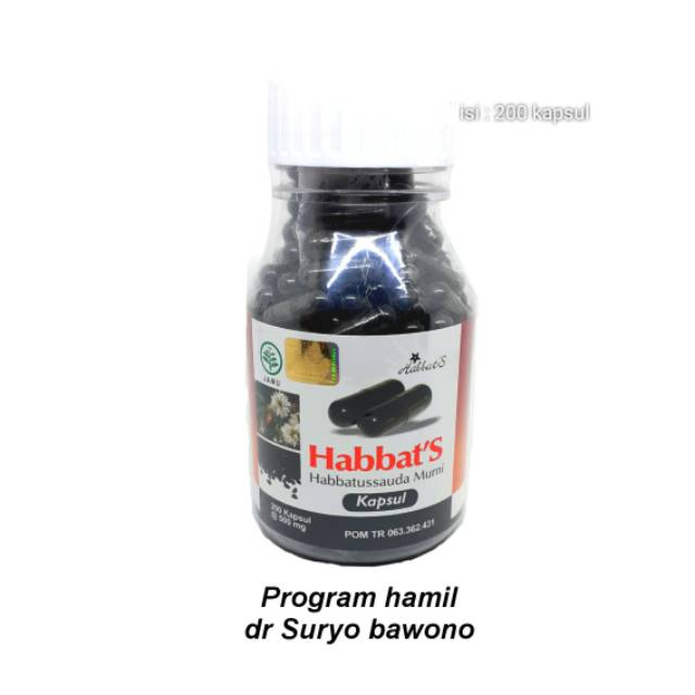 Habbats program hamil dr suryo bawono / HABBATS 200 kapsul