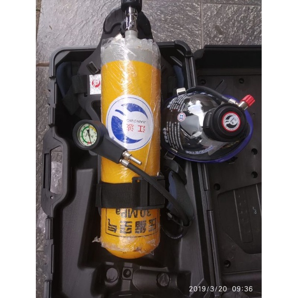 Breathing aparatus SCBA Jiangbo 300 bar asli original