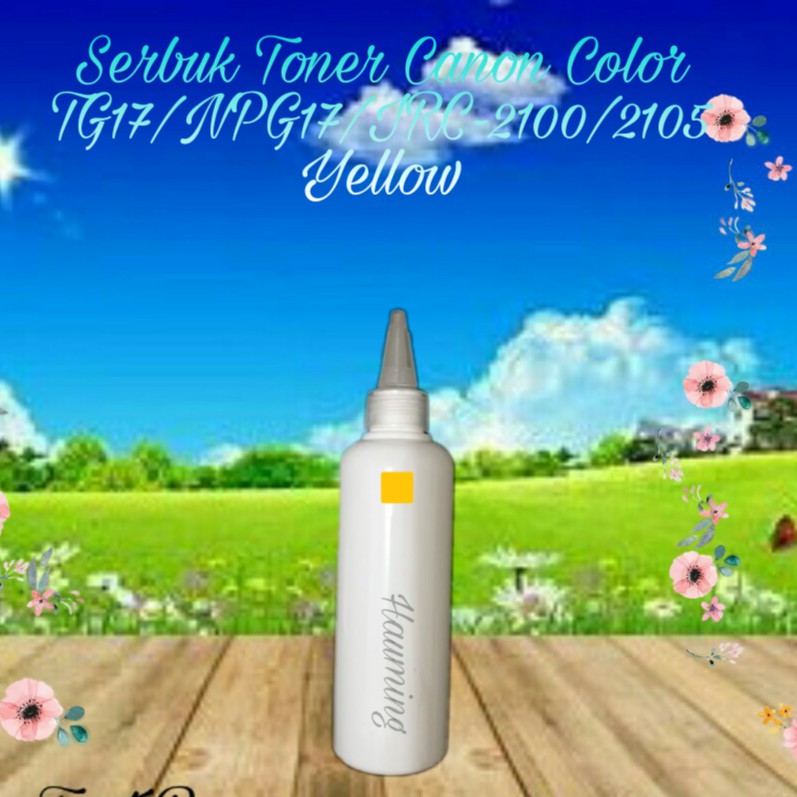 Serbuk Toner Canon NPG17 NPG 17 TG17 TG 17 IR C2100 C2105 IRC 2100 2105 IR2100 IR2105 Yellow 1x Isi