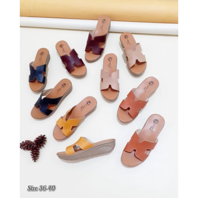 SANDAL KULIT WANITA- SANDAL PAPIRUT