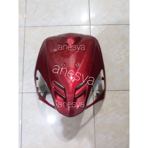 Tameng depan mio lama mio sporty merah maroon cover tameng depan mio sporty merah maroon