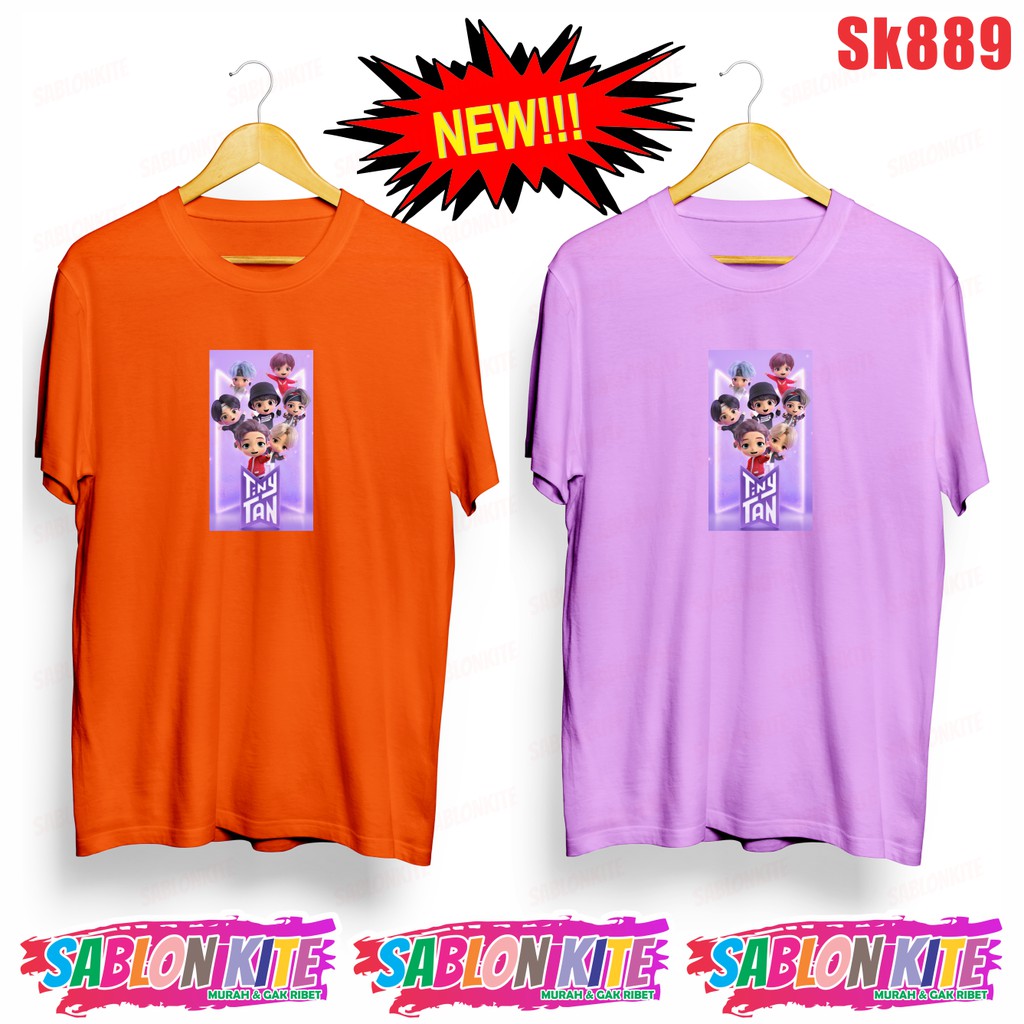 MURAH!!! KAOS COVER TINYTAN DREAM ON SK889 UNISEX ADA 6 WARNA